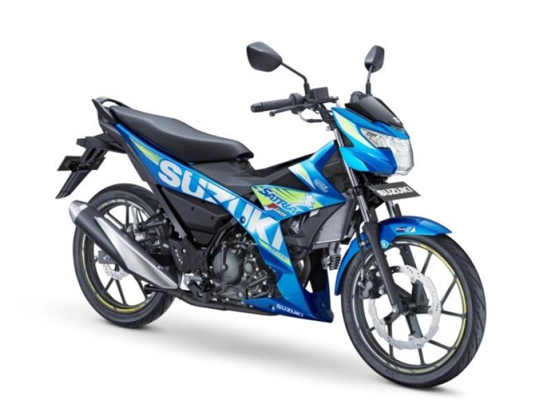 All New Satria F 150 Kelir Metallic Triton Blue