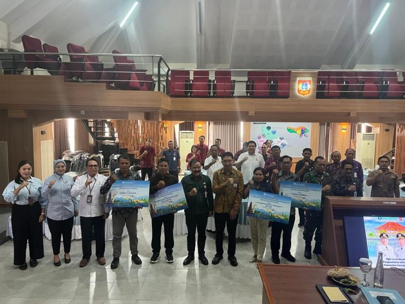 Pastikan Harga Kebutuhan Pokok Aman, Sekda Karangasem I Ketut Sedana Merta Pimpin Rapat Inflasi