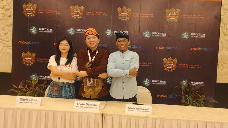 Makex Robotic Competition 2025 di Bali, 9 Negara Bersaing Menuju Juara Dunia