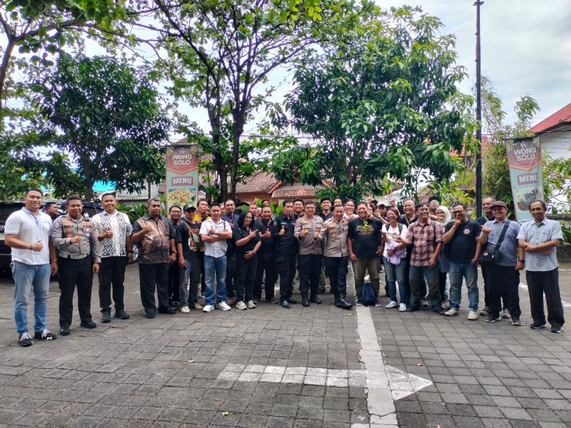 Jalin Silaturahmi, Polda Bali Gathering Bersama Awak Media