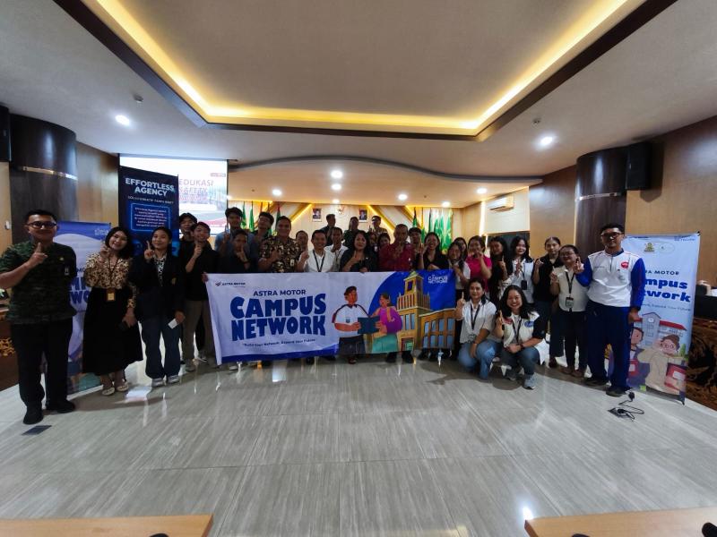 Bangun Jaringan Akademik, Astra Motor Bali Gelar “Astra Goes to Campus”