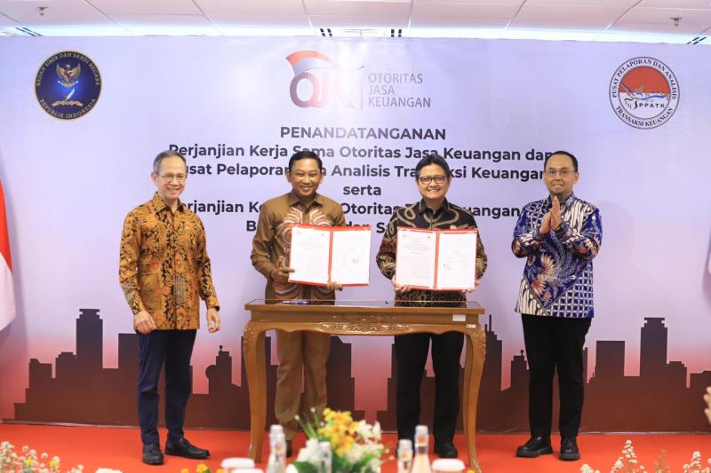 OJK, PPATK dan BSSN Sepakat Jaga Integritas Sektor Jasa Keuangan