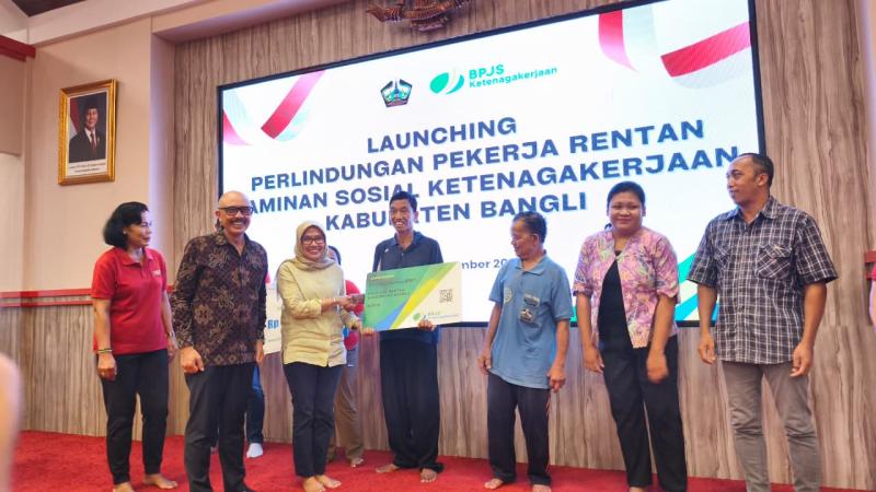 BPJamsostek Gianyar Apresiasi Bangli Luncurkan Program Perlindungan Pekerja Rentan Jaminan Sosial Ketenagakerjaan