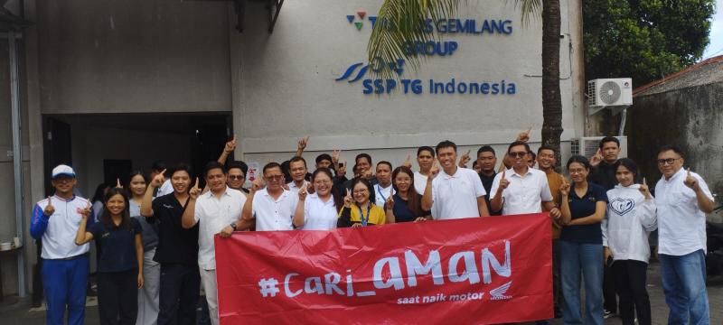 Astra Motor Bali Gelar Edukasi Safety Riding Karyawan PT Taurus Gemilang