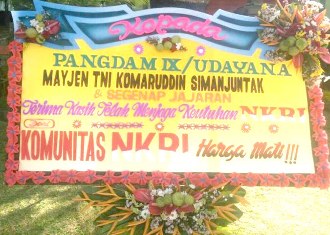 karangan bunga