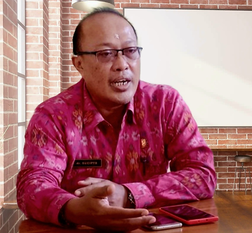 Kepala Dinas Kesehatan Kabupaten Buleleng dr. Sucipto. 