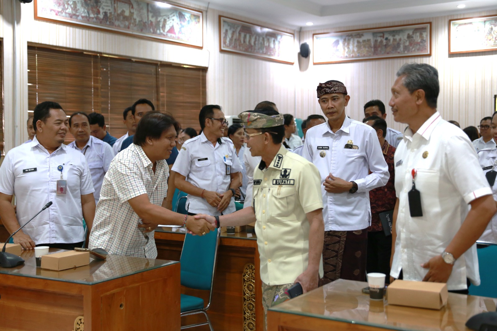 Rapat penyerahan sertifikat HAKI