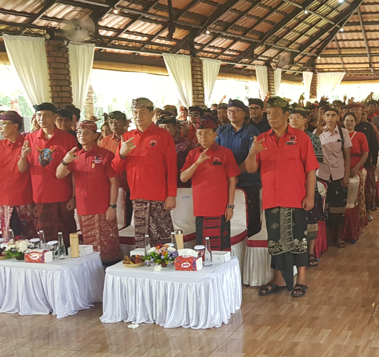 Pengukuhan kader PDIP Klungkung