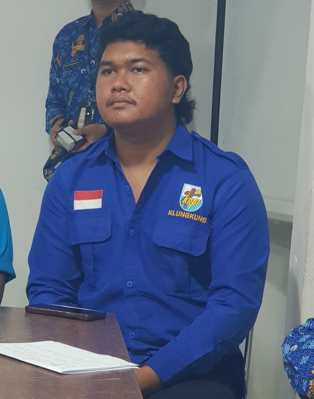 Ketua DPD KNPI Klungkung A.A. Gde Mega Ary Putra.