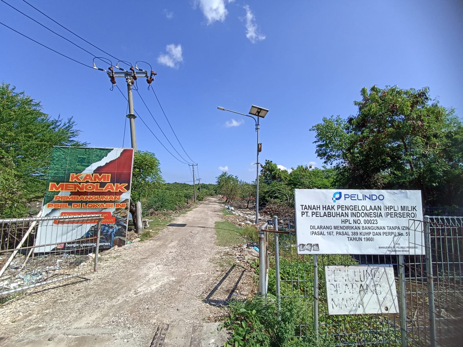 Areal Pengolahan Sampah Menjadi Energi Listrik (PSEL) di Pesanggaran, Denpasar Selatan.