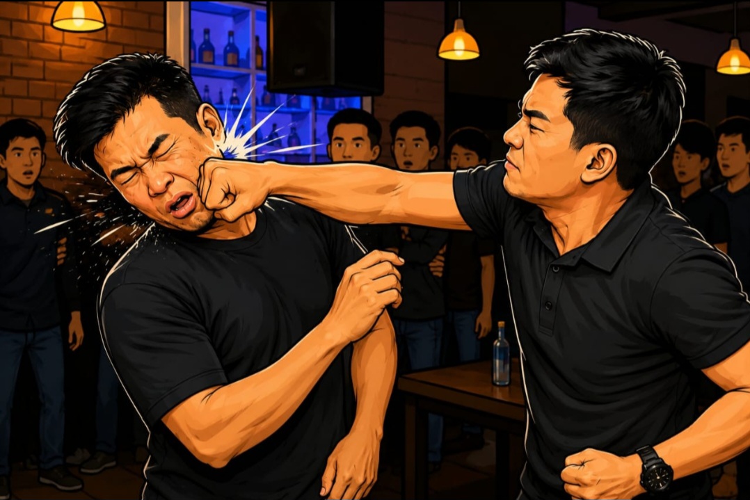 ilustrasi pemukulan 