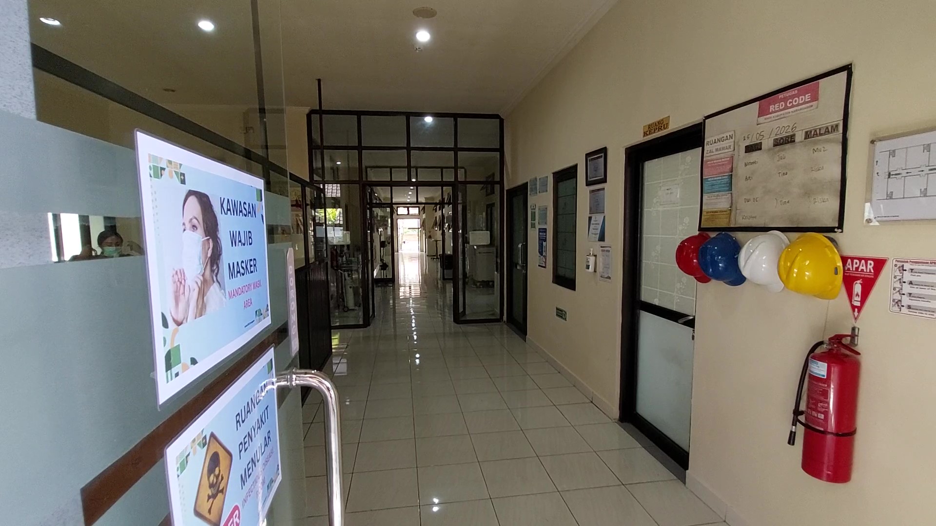 ruang perawatan khusus penyakit menular di RSUD Karangasem