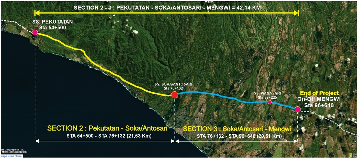  Rencana jalur Tol Gilimanuk-Mengwi.