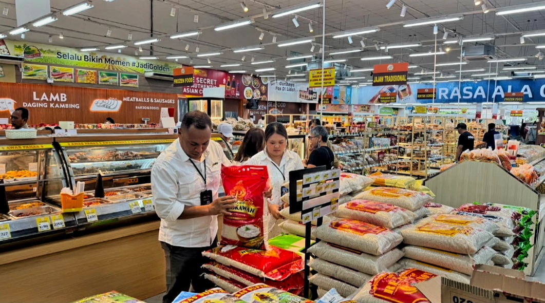 stok beras