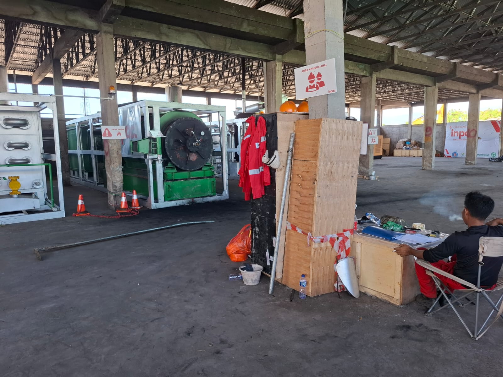 mesin pengolah sampah 