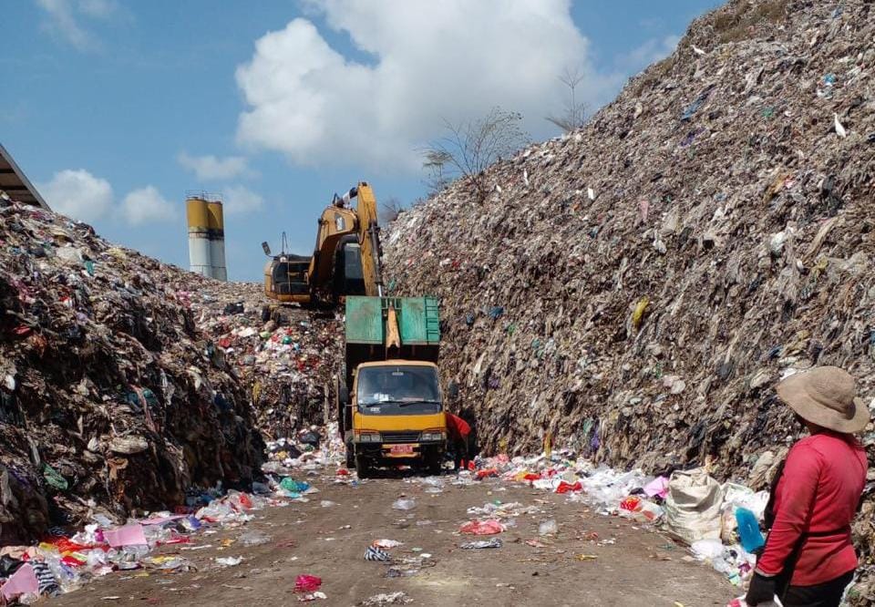 Tumpukan sampah 
