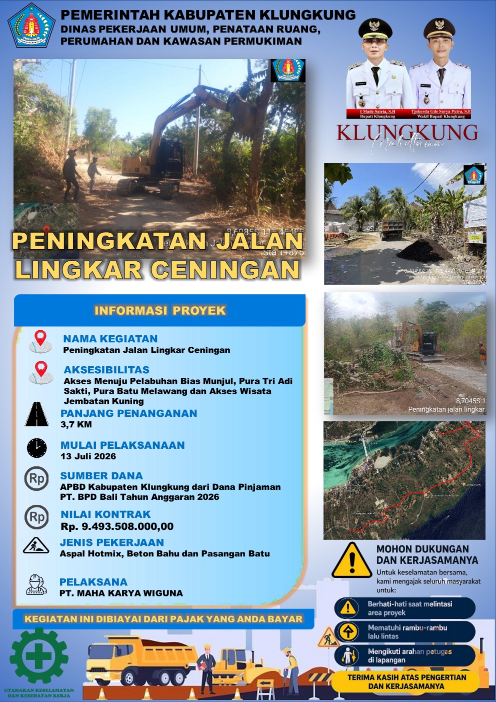 Proyek perbaikan jalan 