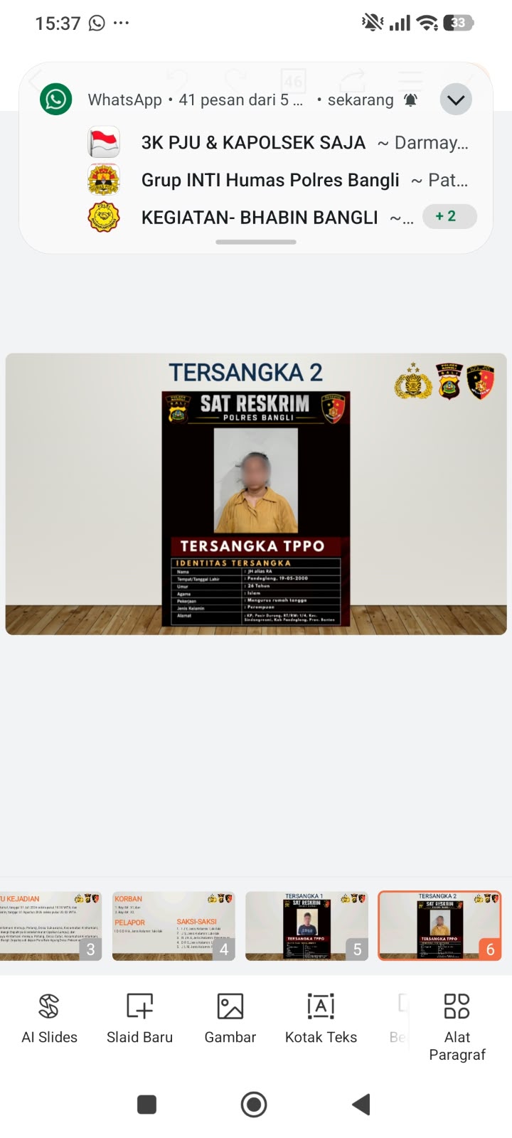 tersangka