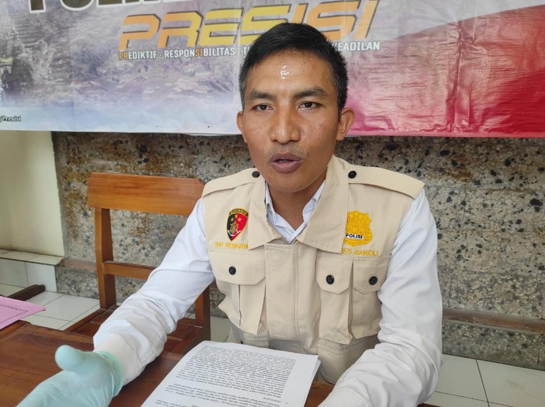 Kanit Tipikor Polres Bangli, Iptu I Wayan Dwipayana.