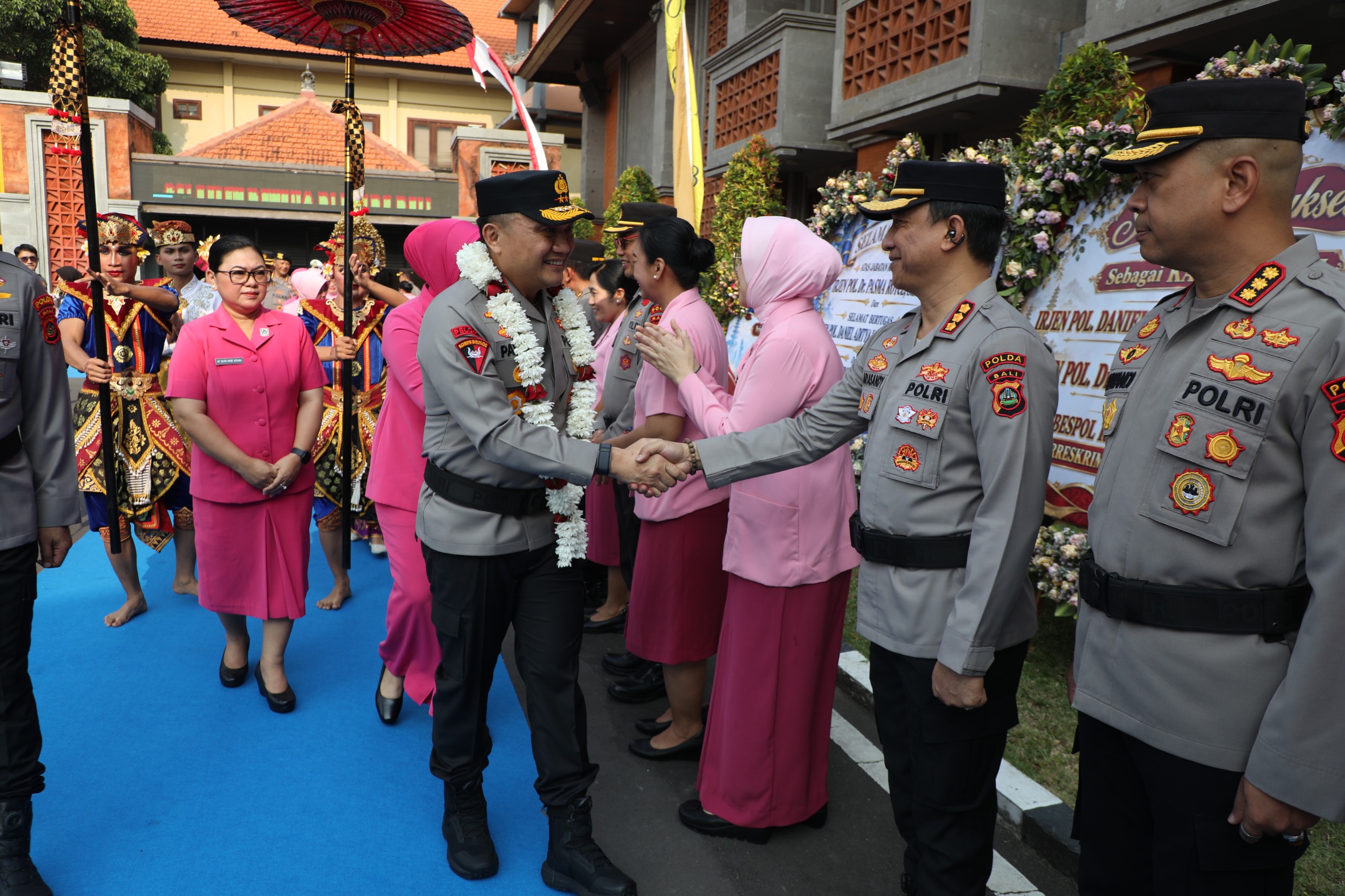 Sambutan Polda Bali