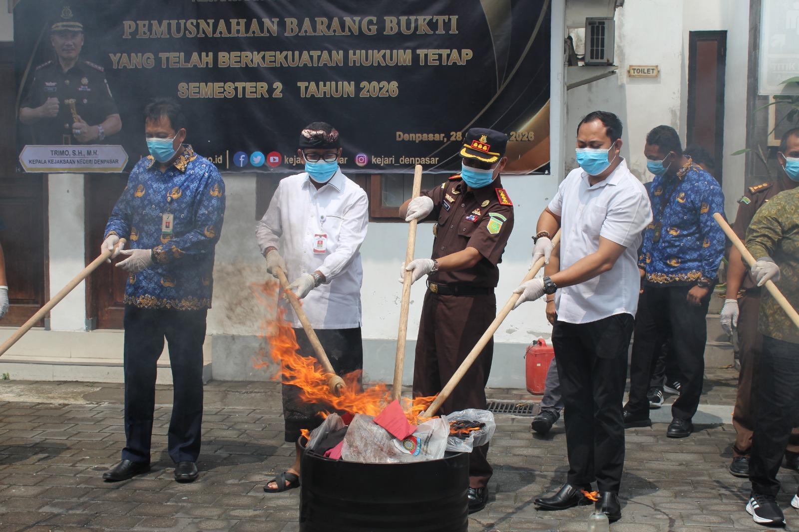 Pemusnahan Barang Bukti Perkara 