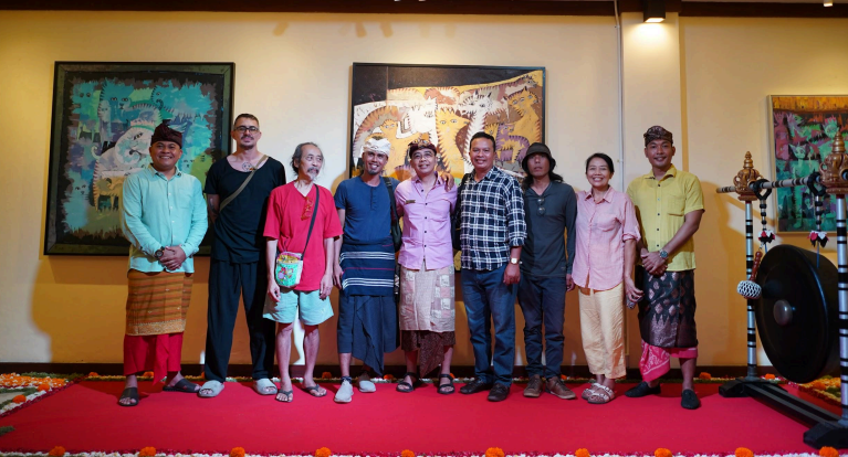 a solo exhibition