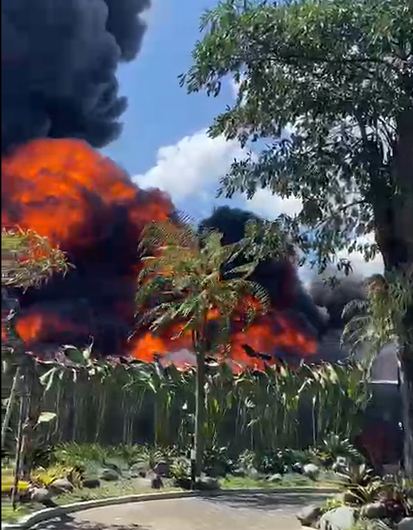 terbakar