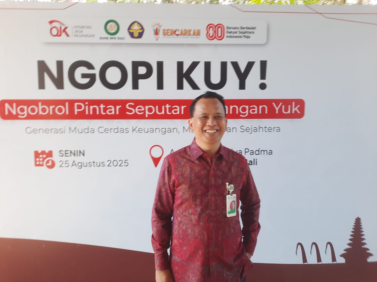 Dirut Bank BPD Bali, I Nyoman Sudharma