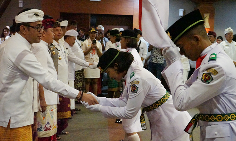 70 Anggota Paskibra Denpasar Siap Kibarkan Merah Putih