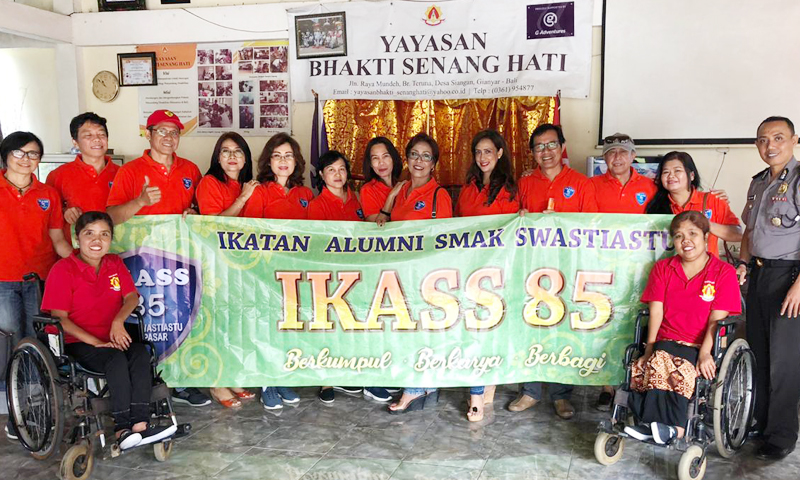 Berbagi Kasih, IKASS 85 Kunjungi Yayasan Bhakti Senang Hati, Yayasan Bhakti Senang Hati,