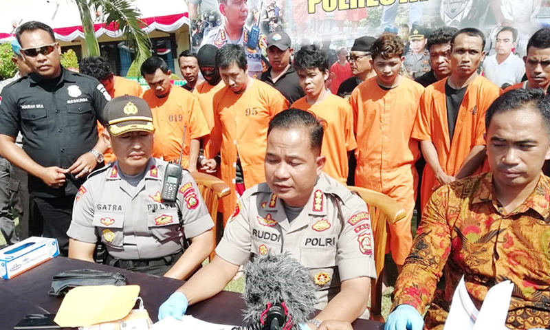 Operasi Pekat Agung Bekuk 11 Tersangka