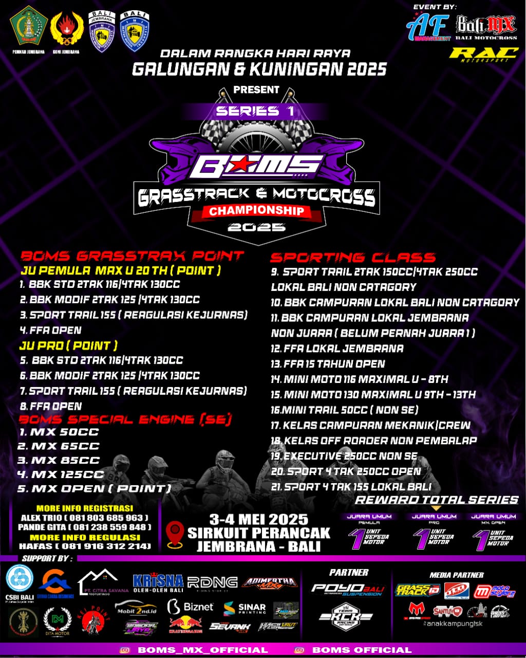 BOMS Grasstrack & Motocross 2025
