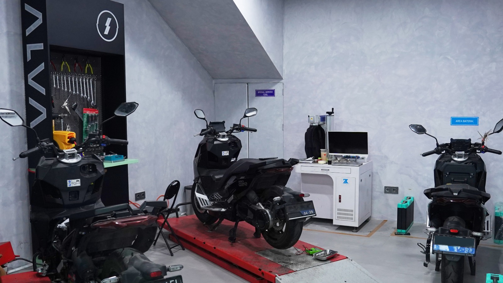 bengkel motor listrik alva