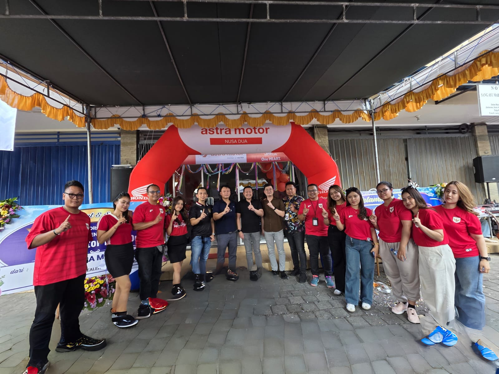 peresmian pos baru astra honda