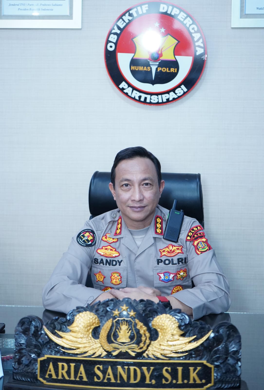 Kabid Humas Polda Bali, Kombes Pol Ariasandy, S.I.K