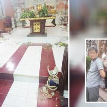 Diduga Depresi Karena Doa Tak Terkabul, Pria Paruh Baya Rusak Gereja