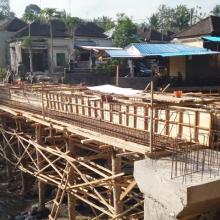 Pengerjaan Jembatan Gubug-Bongan Capai 65 Persen