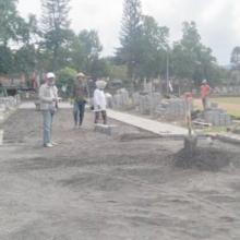 Proyek Paving di Lapangan Mudita, Sudah Kelar Belum Dibayar