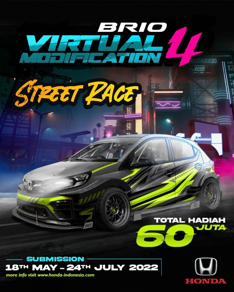 Bertemakan Street Race, HPM Gelar Honda Brio Virtual Modification ...