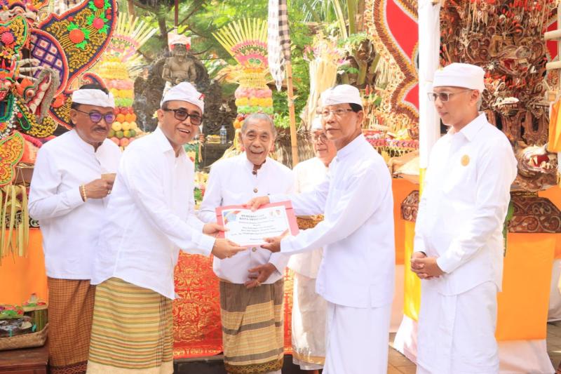 Walikota Jaya Negara Hadiri Karya Tawur Desa Adat Sumerta