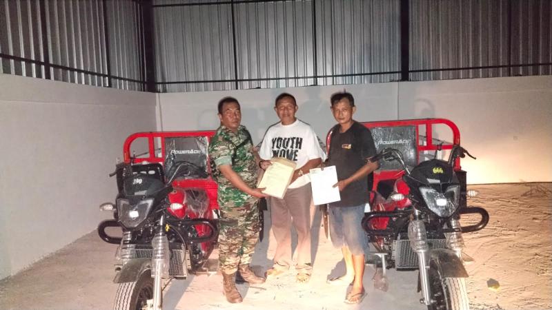 Enam Koperasi Desa Merah Putih di Bangli Terima Bantuan Motor Roda Tiga
