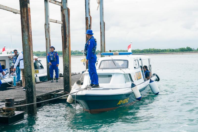 Tingkatkan Keamanan Pariwisata, Satpolairud Gencarkan Patroli di Perairan Nusa Dua