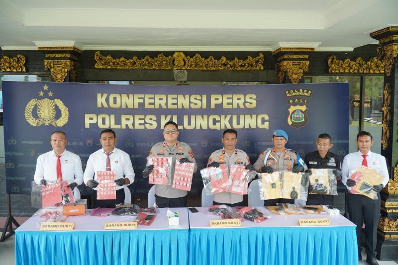 Polres Klungkung Ungkap Empat Kasus Peredaran Narkotika, Amankan 195 Paket Sabu
