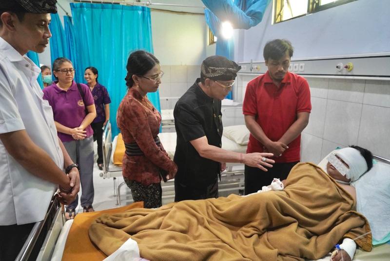 Pasca Insiden Ledakan Balon Gas, Bupati Satria Pastikan Korban Dapatkan Penanganan Maksimal