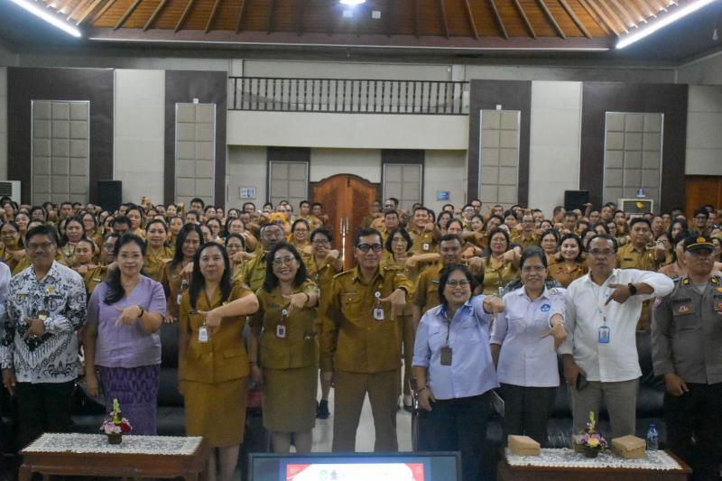 Seluruh Kepala Sekolah se-Denpasar Berkomitmen Wujudkan Budaya Sekolah Aman dan Nyaman