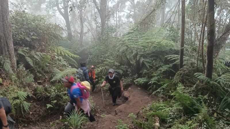 Tim SAR Temukan Dua Pendaki yang Tersesat di Gunung Agung