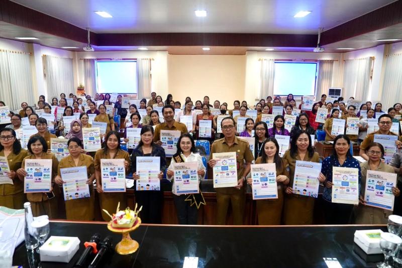 Bunda PAUD Badung Buka Bimtek Pemenuhan 8 Indikator PAUD HI