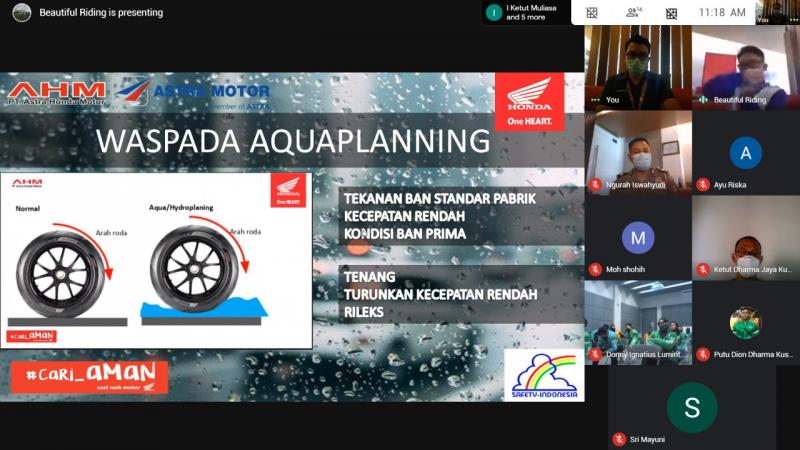 Webinar Astra Motor Bali Dengan Kepolisian Ajak Mitra Grab Utamakan ...