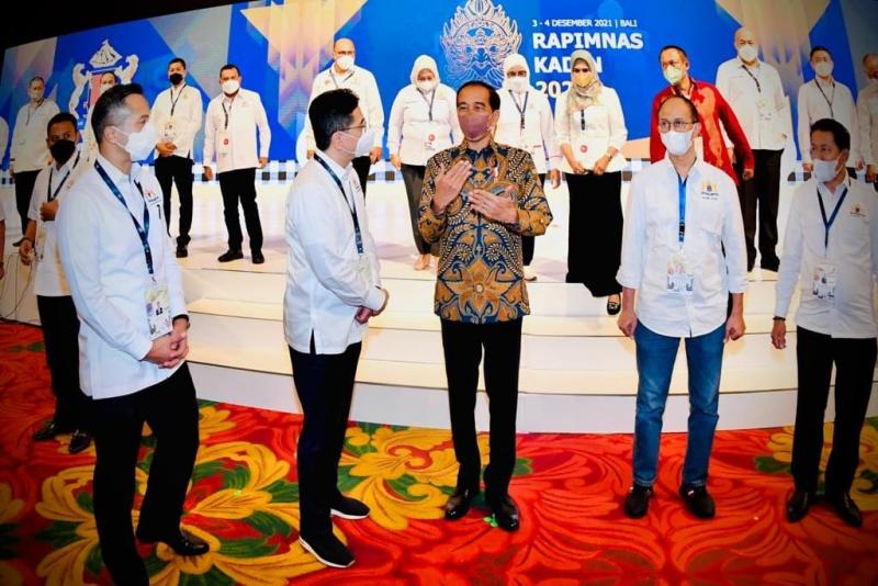 Rapimnas KADIN Indonesia, Presiden Jokowi Ingatkan Peran Strategis ...