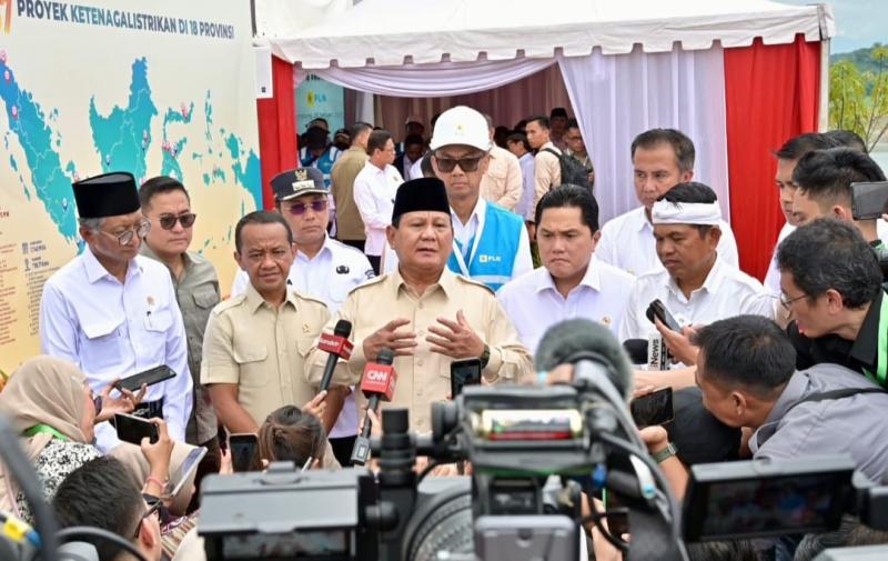 Presiden Prabowo Resmikan Proyek Strategis Ketenagalistrikan Terbesar di Dunia
